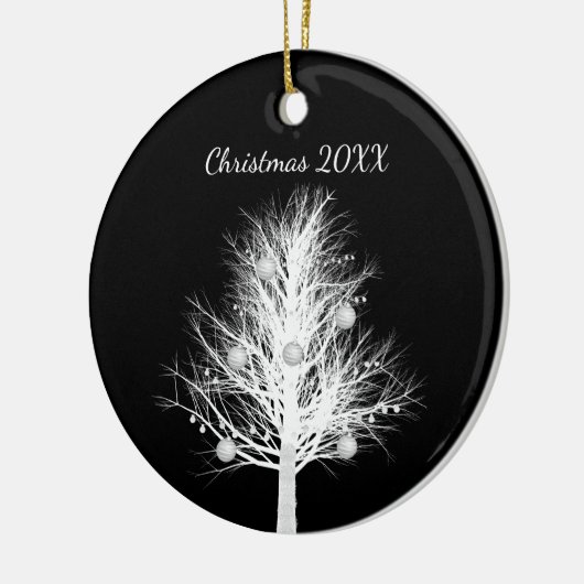 Fun Xray kerstboom "Kerstmis 20xx" Keramisch Ornament (Links)