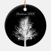 Fun Xray kerstboom "Kerstmis 20xx" Keramisch Ornament (Achterkant)