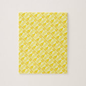 Fun Yellow Crayon Pattern Legpuzzel (Verticaal)