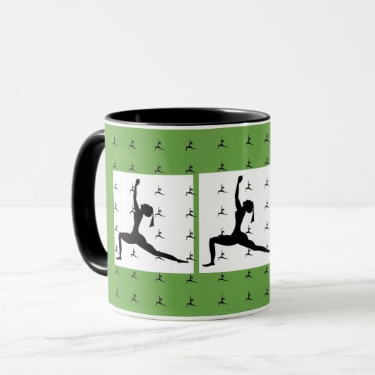 Fun Yoga Design comboCoffee Mok/Cup Mok (Voorkant links)