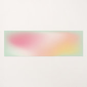 Fun Yoga nu Pizza later pasta gradiënt ombre Yogamat (Achterkant (horizontaal))