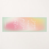 Fun Yoga nu Pizza later pasta gradiënt ombre Yogamat (Voorkant (horizontaal))