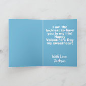 Fun You are my significant otter romantic word pun Feestdagen Kaart (Binnen)