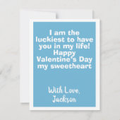 Fun You are my significant otter romantic word pun Kaart (Achterkant)