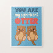 Fun You are my significant otter romantic word pun Legpuzzel (Verticaal)