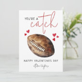 Fun You're A Catch | Valentines Day Feestdagenkaart (Staand voorkant)