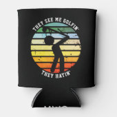 Fun ZE ZIEN ME GOLFIN'S DAT ZE 'Ge Blikjeskoeler (Voorkant)