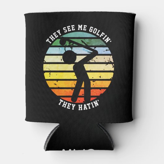 Fun ZE ZIEN ME GOLFIN'S DAT ZE 'Ge Blikjeskoeler (Voorkant)