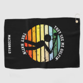 Fun ZE ZIEN ME GOLFIN'S DAT ZE 'Ge Golfhanddoek (Horizontaal)