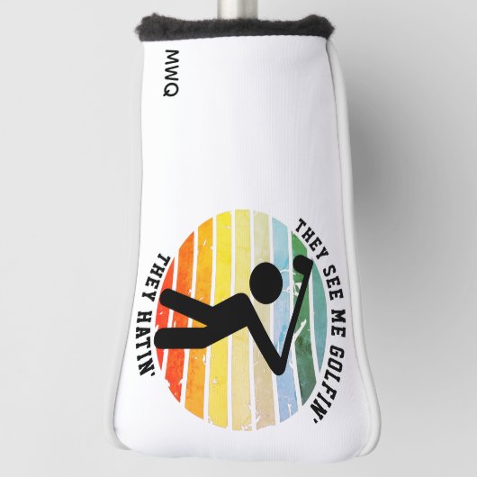 Fun ZE ZIEN ME GOLFIN'S DAT ZE 'Ge Golfheadcover (Draai 90)
