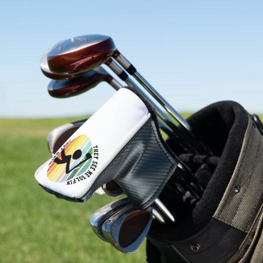 Fun ZE ZIEN ME GOLFIN'S DAT ZE 'Ge Golfheadcover (Insitu)