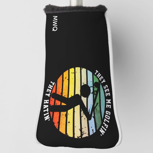 Fun ZE ZIEN ME GOLFIN'S ZE HEBBEN EEN GEPRODUCEERD Golfheadcover (Draai 90)