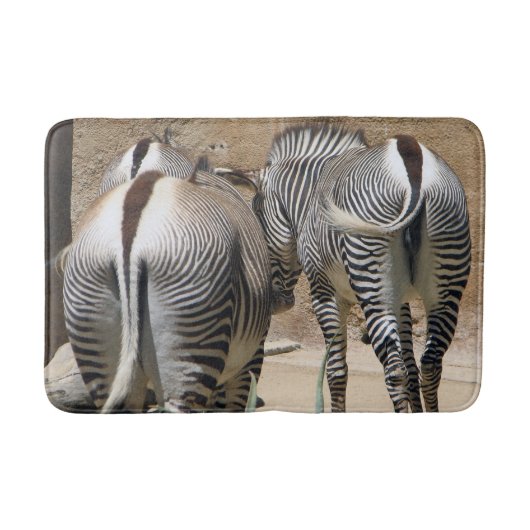 Fun Zebra Bath Mat. Badmat (Voorkant)
