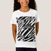 Fun Zebra Lover T-shirt (Voorkant)