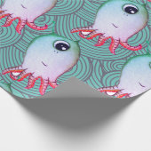 FUN ZEE MONSTER JAPANESE WAVES Wrapping Paper Cadeaupapier (Hoek)