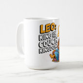 Fun Zodiac Leo ontwerp Koffiemok (Voorkant links)