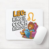 Fun Zodiac Leo ontwerp Muismat (Met muis)