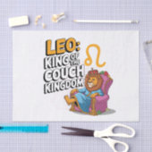 Fun Zodiac Leo ontwerp Tissuepapier (Craft)