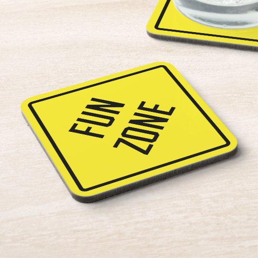 Fun Zone Hard Plastic Onderzetter (Linkerzijde)