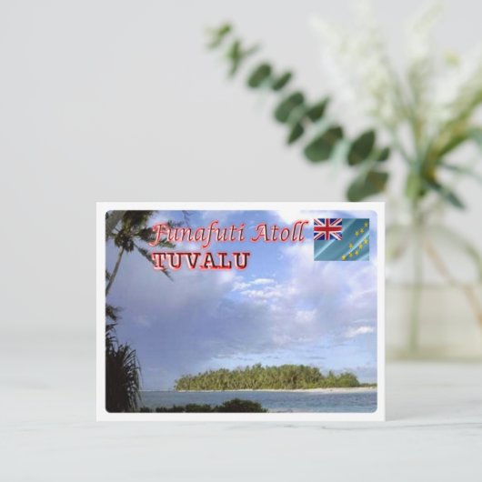 Funafuti Atoll - Tuvalu - Briefkaart (Staand voorkant)