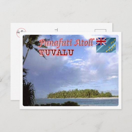 Funafuti Atoll - Tuvalu - Briefkaart (Voorkant / Achterkant)