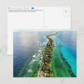 Funafuti, Briefkaart Tuvalu (Voorkant / Achterkant)
