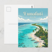 Funafuti Tuvalu Briefkaart (Voorkant / Achterkant)