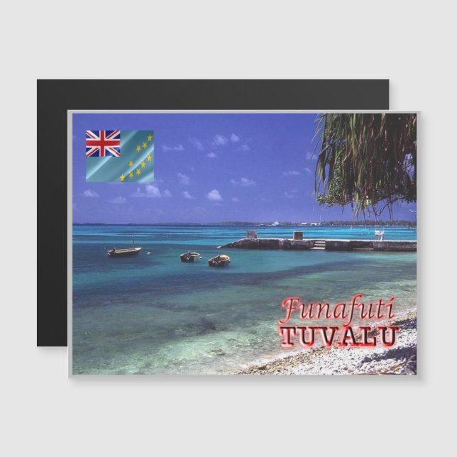 Funafuti - Tuvalu - Zee Uitzicht - (Voorkant / Achterkant)