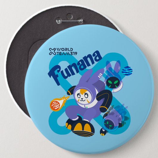 Funana Button (Voorkant /achterkant)