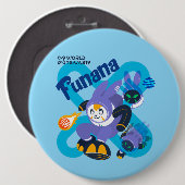 Funana Knop Ronde Button 6,0 Cm (Voorkant /achterkant)