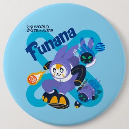 Funana Knop Ronde Button 6,0 Cm
