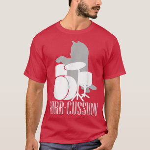 Funcat Drummer Gift T-shirt