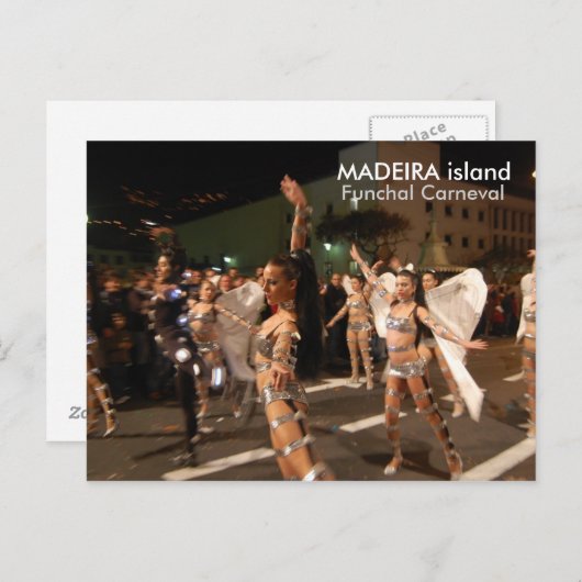 Funchal Carneval Briefkaart (Voorkant / Achterkant)