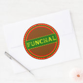 Funchal City Pride Emblem – Portuguese Identity Ronde Sticker (Envelop)