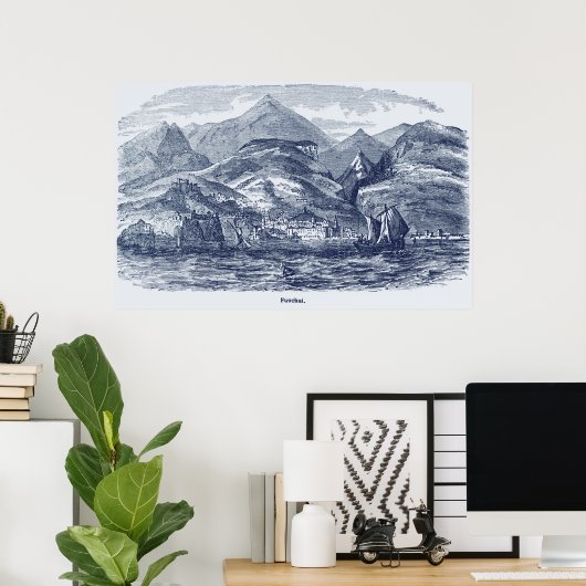 Funchal, Madeira Print (Thuiskantoor)