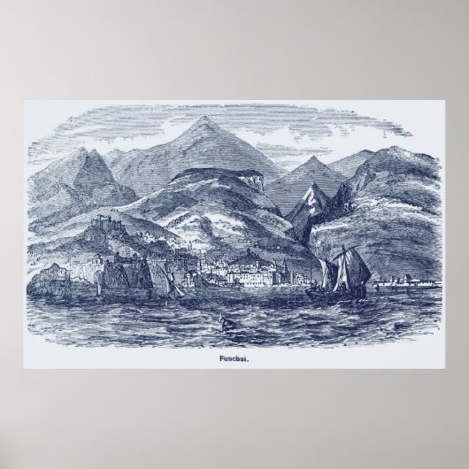 Funchal, Madeira  Print (Voorkant)