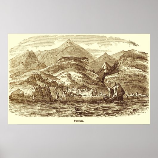 Funchal, Madeira  Print (Voorkant)