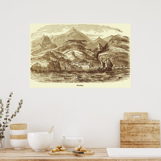 Funchal, Madeira  Print (Keuken)