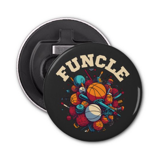Funcle  button flesopener (Voorkant)