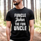 Funcle De Koele en Grappige Oom Gift- Aangepaste N T-shirt