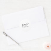 Funcle Definition Funny Joke Gift voor Uncle_1 Ronde Sticker (Envelop)