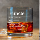 Funcle Definition Oom geschenken van nicht neef Whisky Glas
