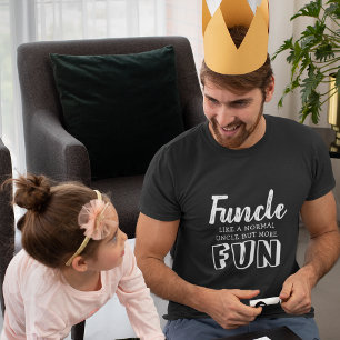 'Funcle' Funny Quote Gifts voor oom T-shirt