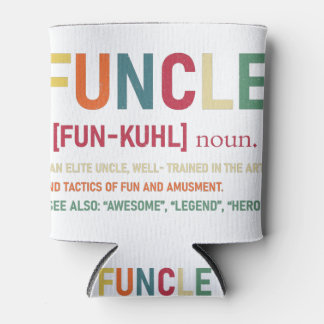 Funcle Funny Uncle Definition, Awesome Legend Hero Blikjeskoeler