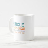 Funcle Funny Uncle Definition, Awesome Legend Hero Koffiemok (Voorkant links)