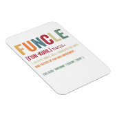 Funcle Funny Uncle Definition, Awesome Legend Hero Magneet (Rechterzijde)