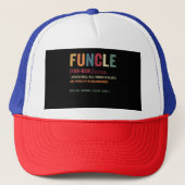 Funcle Funny Uncle Definition, Awesome Legend Hero Trucker Pet (Voorkant)