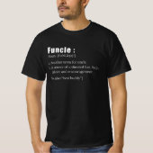 Funcle Funny Uncle Definition T-shirt (Voorkant)