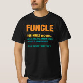 Funcle Funny Uncle Definition T-shirt (Voorkant)