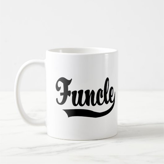 Funcle grappig Uncle shirt Koffiemok (Links)
